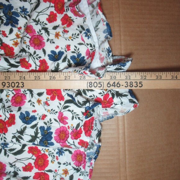 American Eagle Floral V-Neck Romper | Size Small - Picture 7 of 14